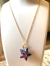 Load image into Gallery viewer, Titanium Aura Obsidian Star