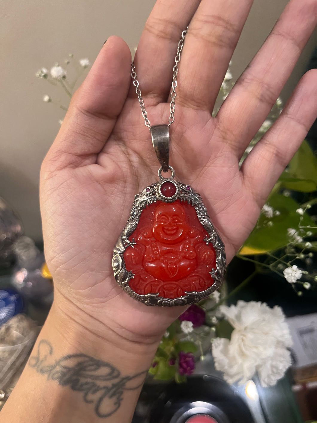 Red Jade Buddha